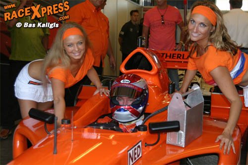 Jos Verstappen in goed gezelschap foto by RaceXpress.com